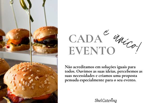 Cada evento é único!