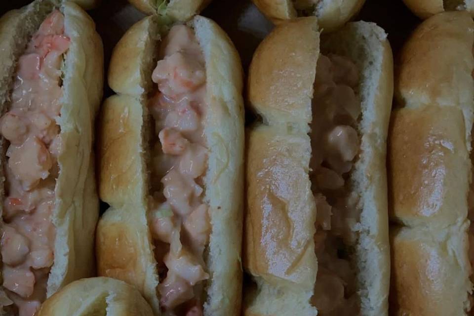 Hot dog de camarão