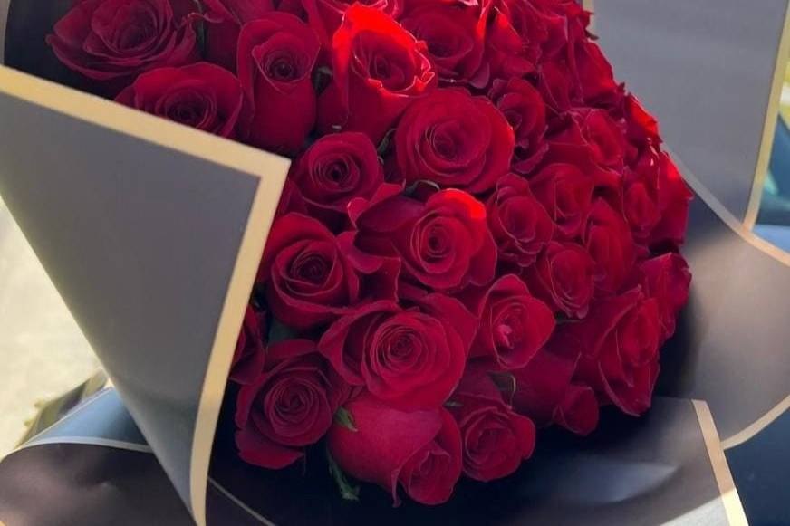 Buquê de rosas do Equador