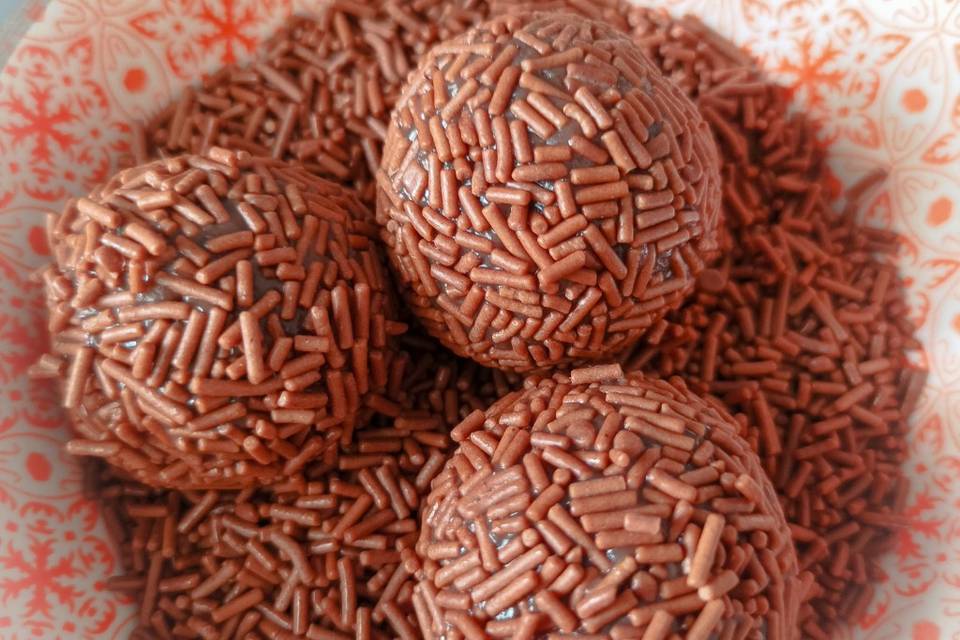 Brigadeiro de chocolate belga