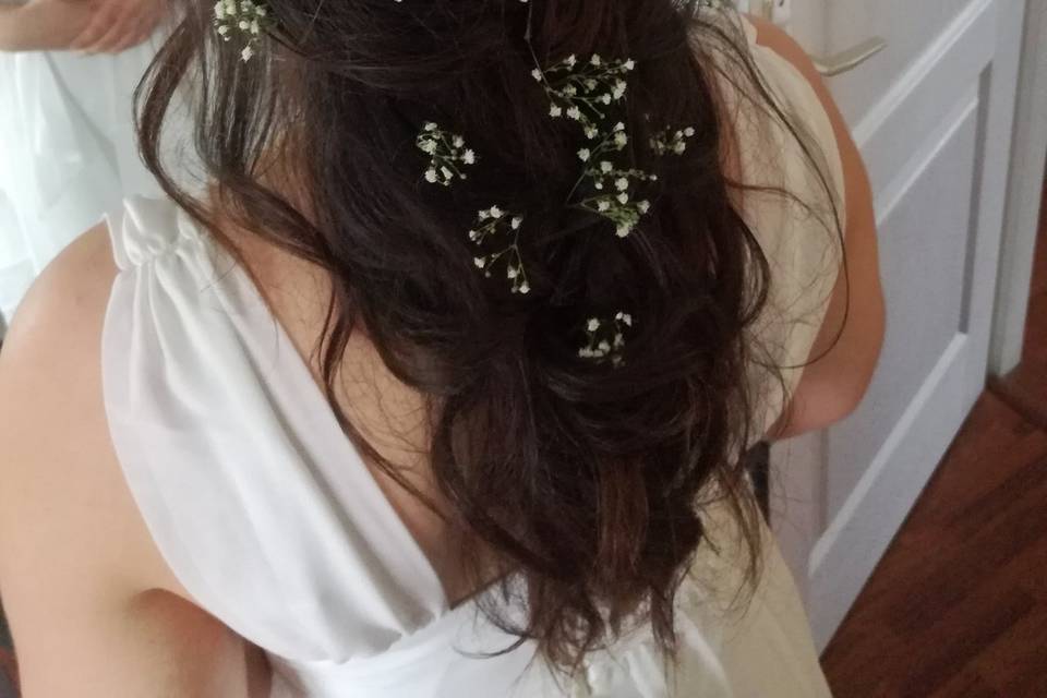Penteado noiva relaxada