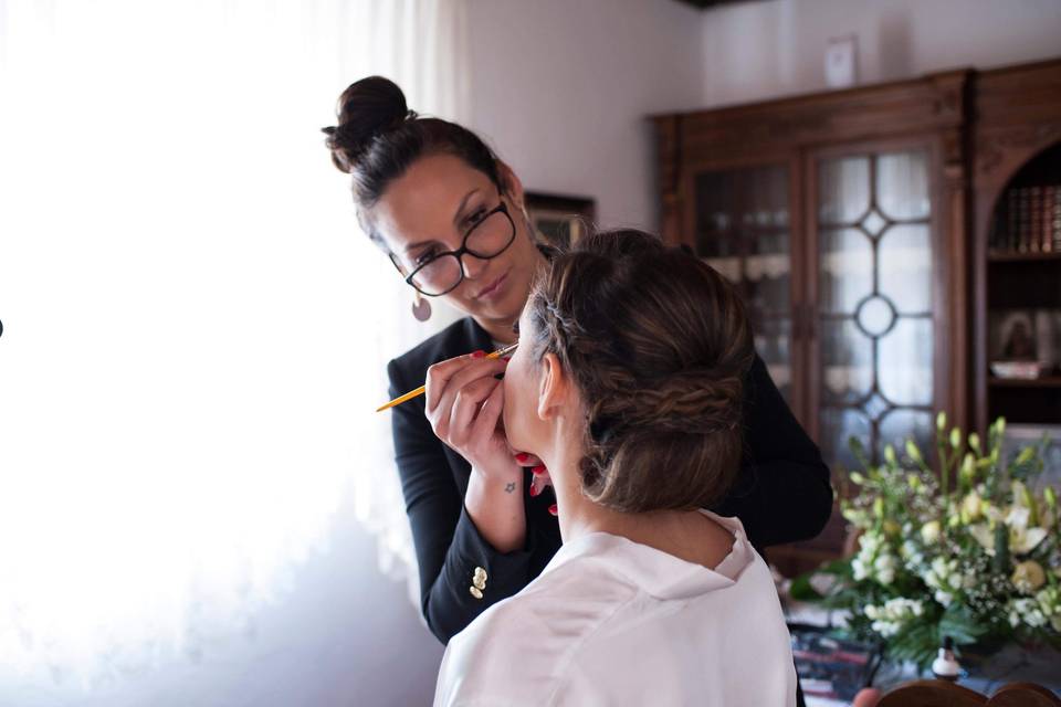 Makeup bride