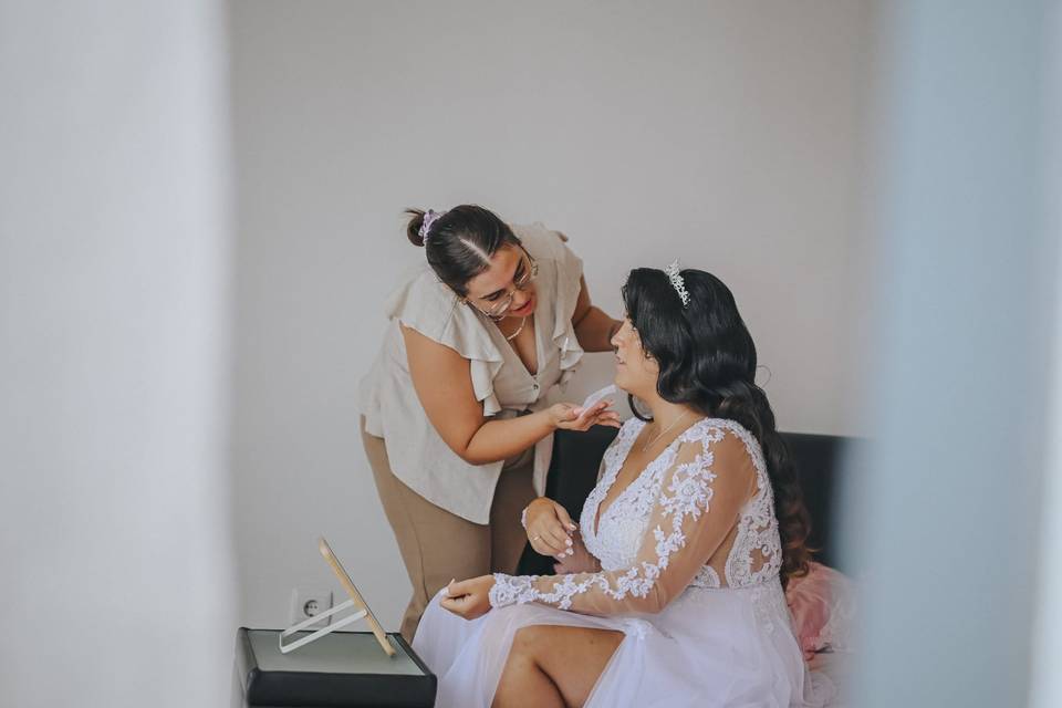 Make up and hair