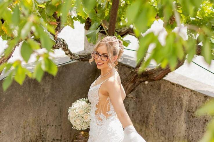 Noiva maquilhagem e penteado
