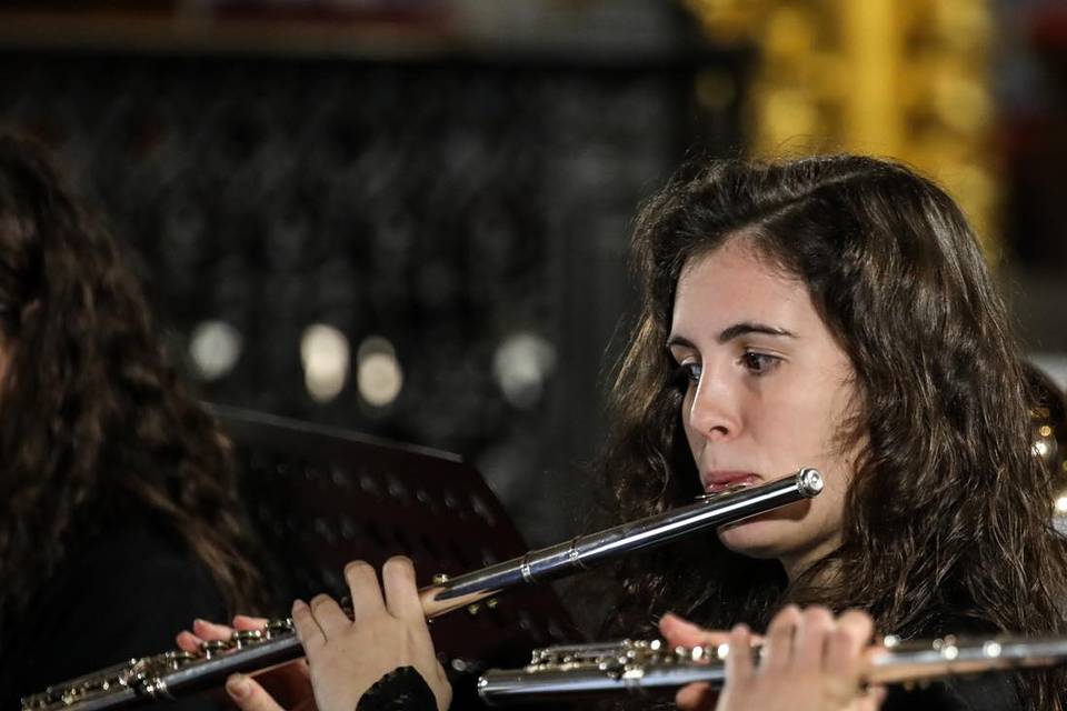 A nossa flautista Margarida