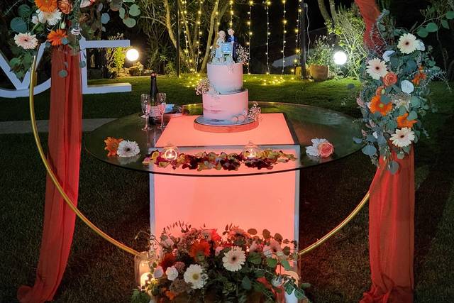 Mesa do bolo