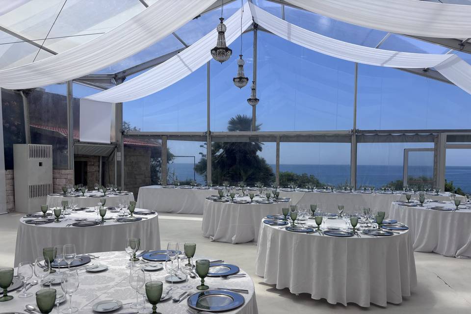 Sea view reception