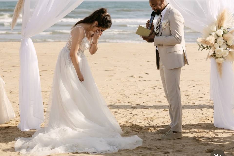Beach ceremony