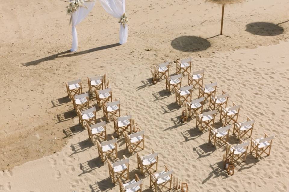 Beach ceremony