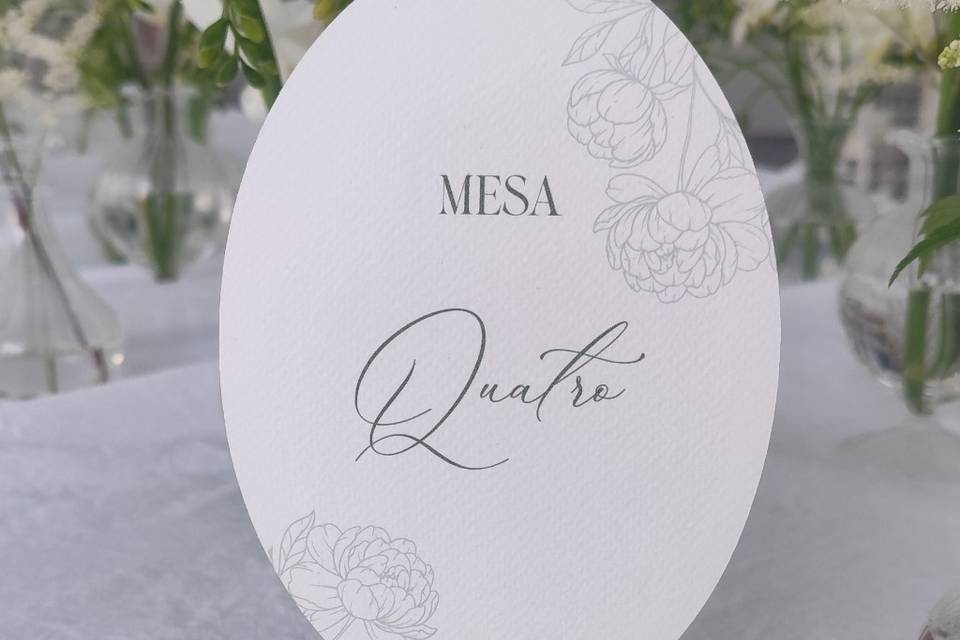 Número de mesa