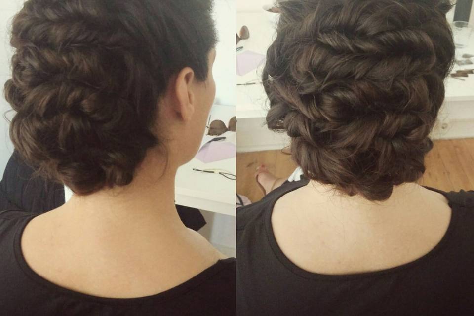 Penteado de convidada