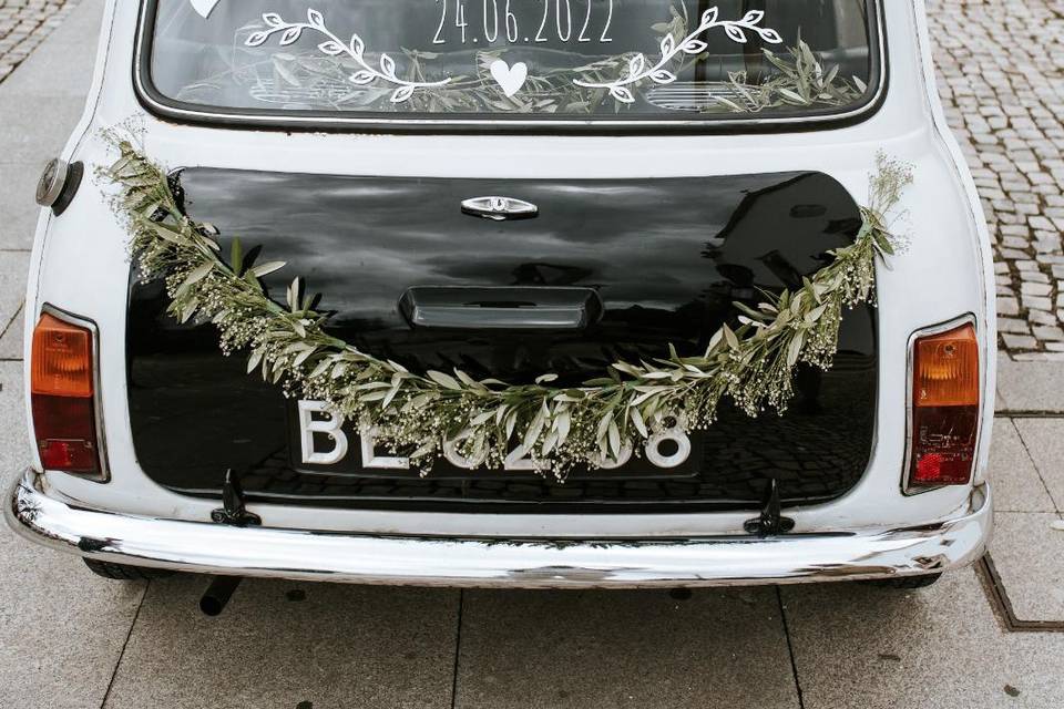 Carro casamento personalizado