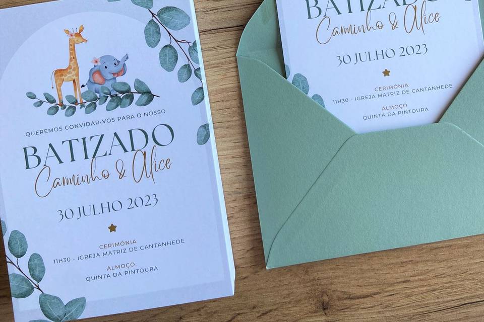 Convite de Batizado