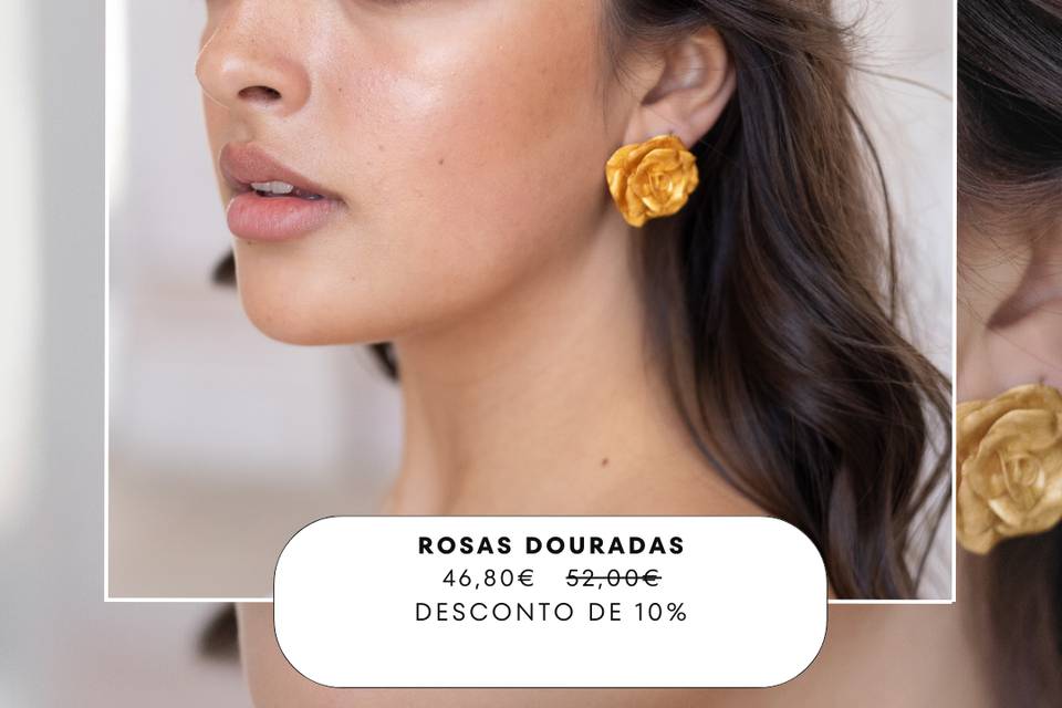 Rosas douradas