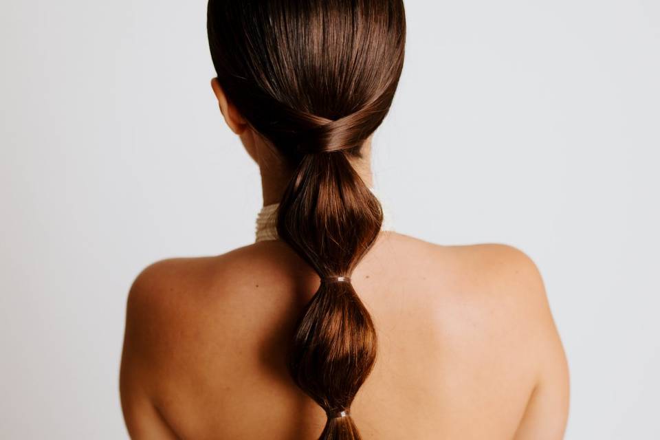 Bubble Low Ponytail
