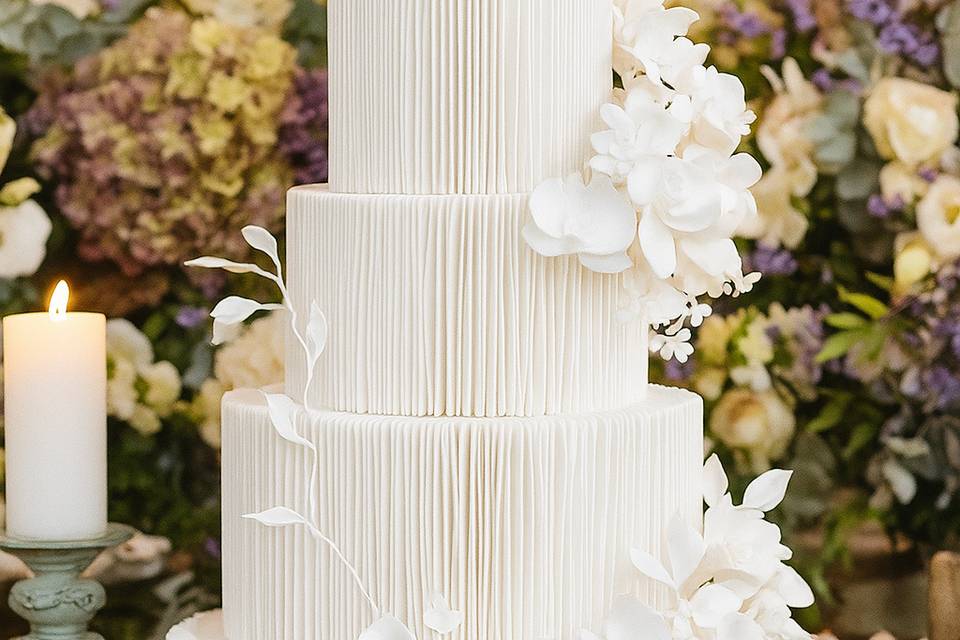 Bolo de Casamento Cenográfico