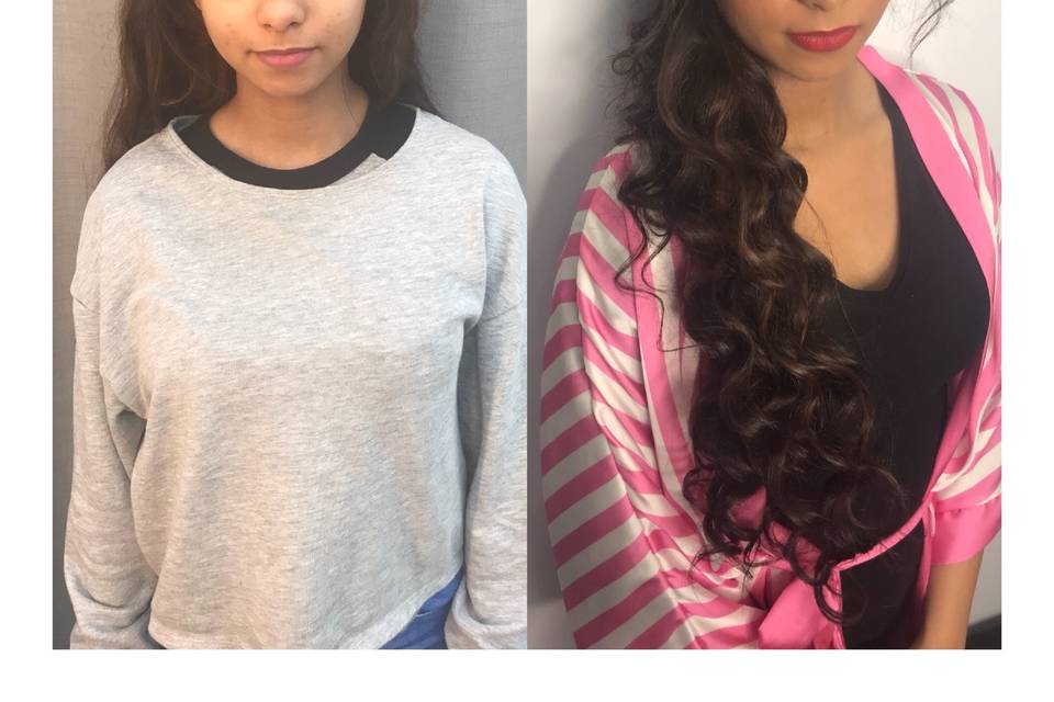 Antes e depois