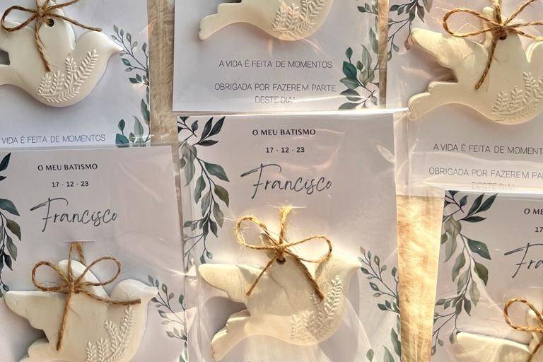 Gesso cerâmico perfumado