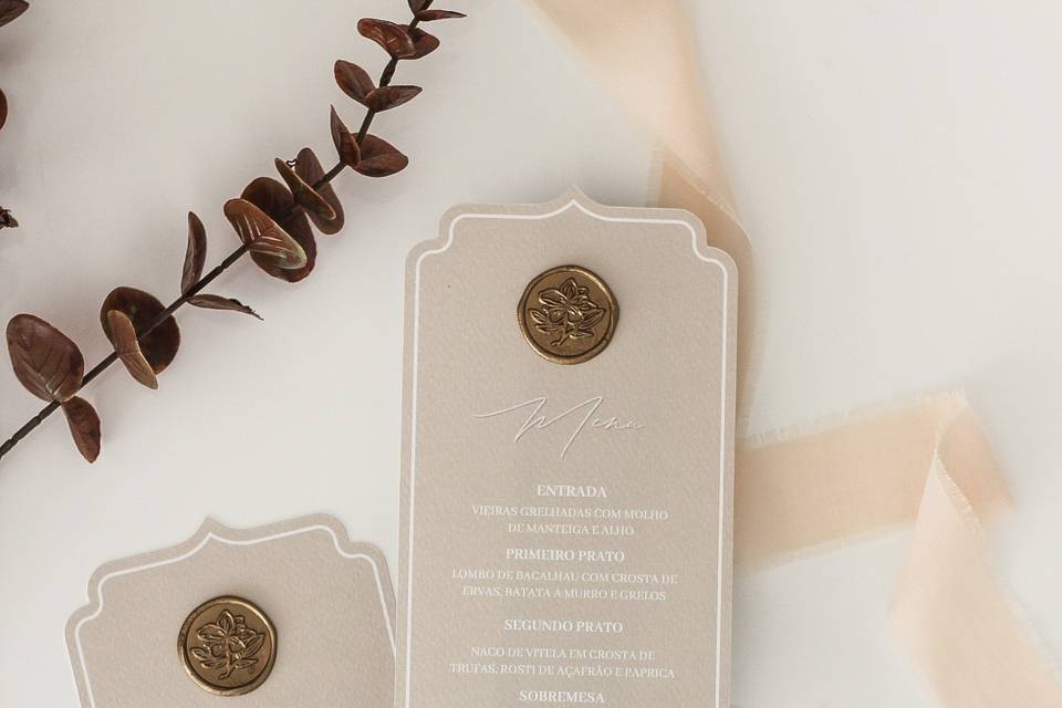 Menus com Lacre