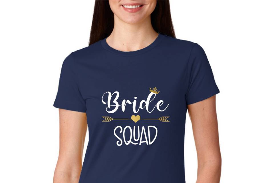 T-shirt bride simples
