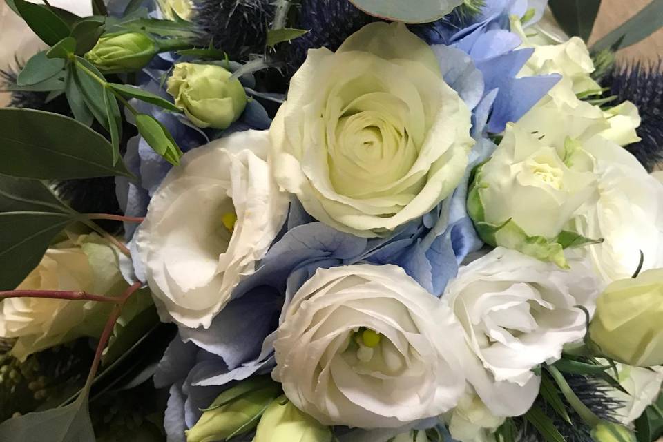 Bouquet azul natural