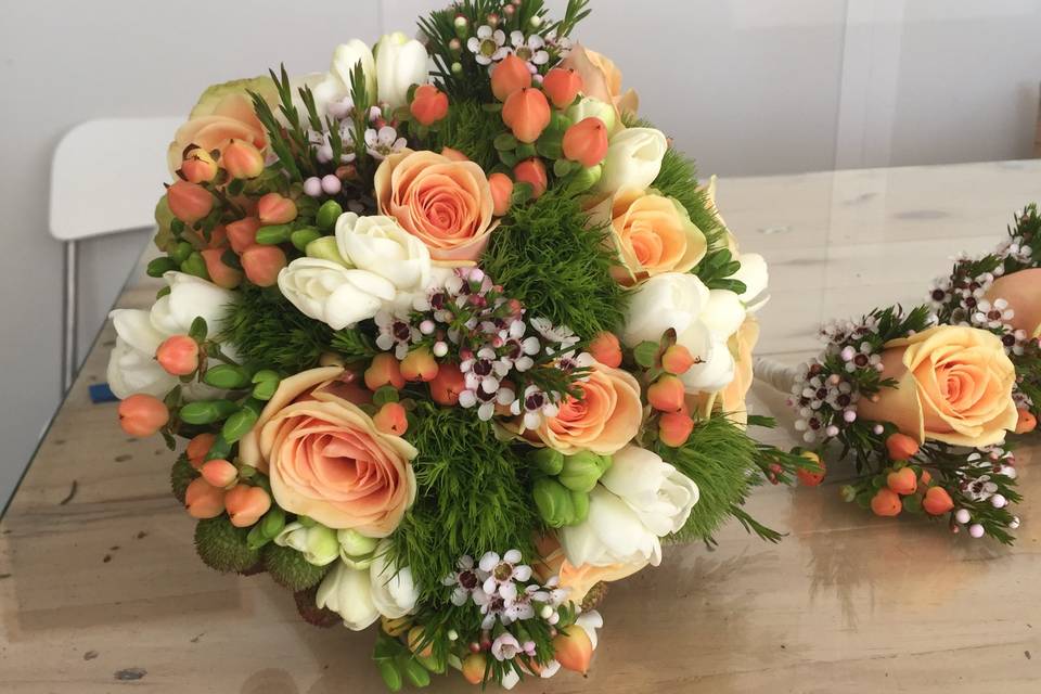 Bouquet laranja