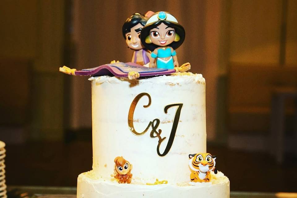 Bolo casamento CJ