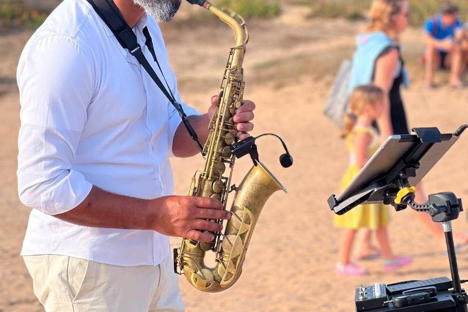 Festa a beira mar