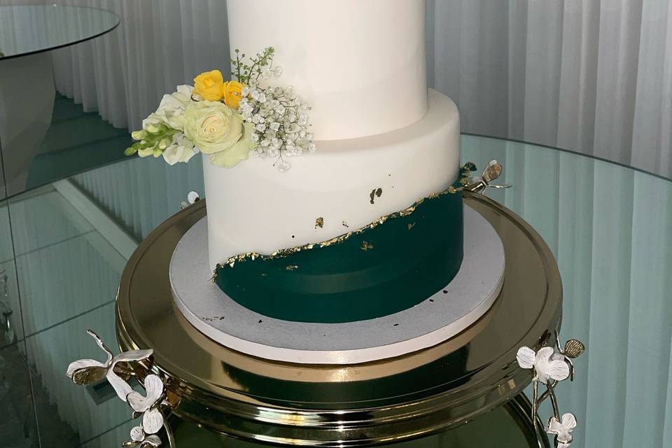 Green Wedding Cake