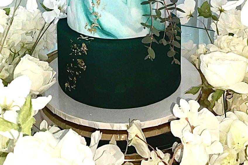 Green Wedding Cake 2