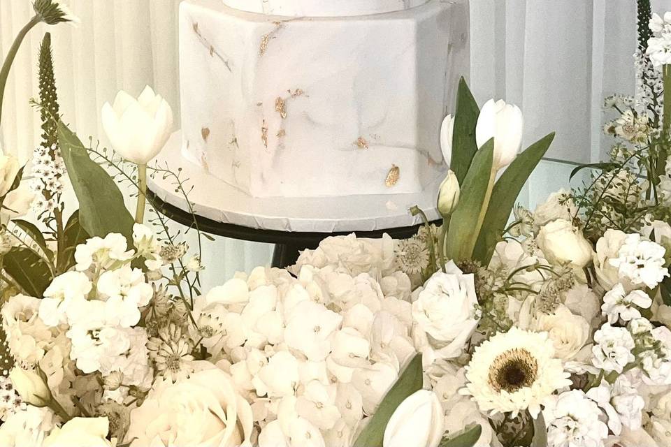 Grey Marble Cake