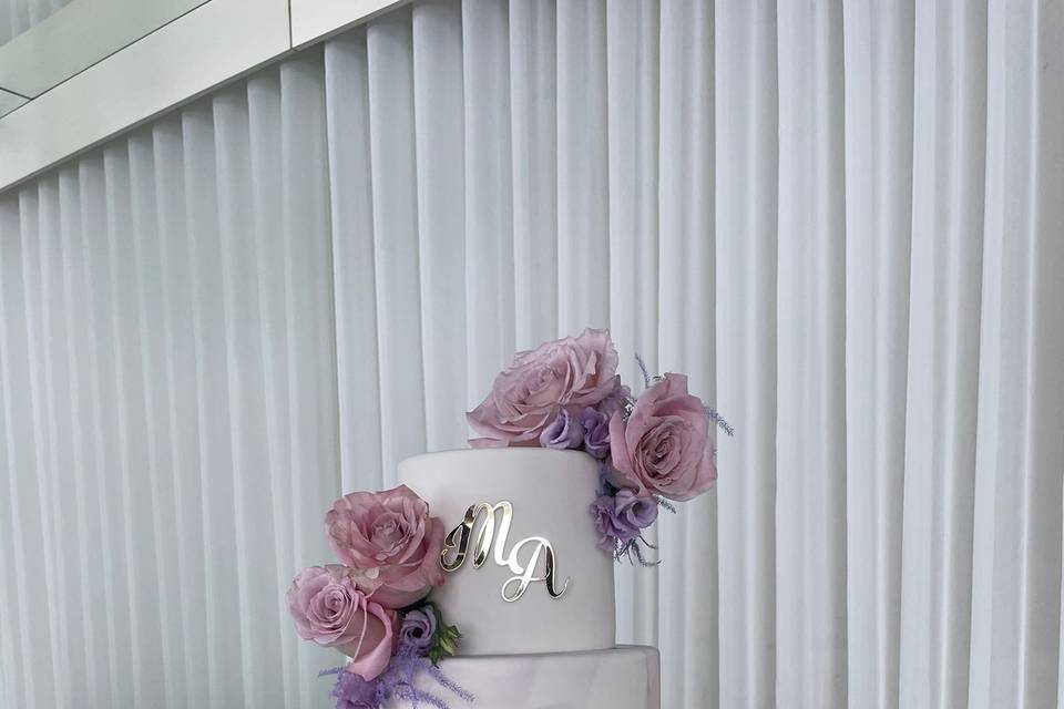 Marble Purple Cake