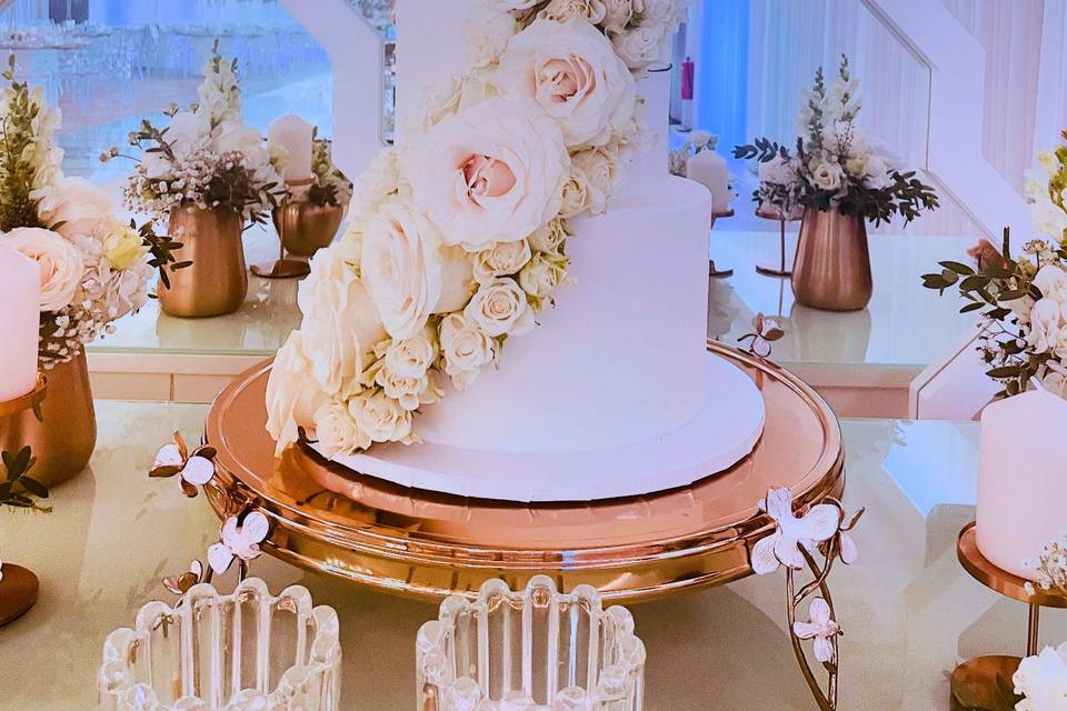 Flower Wedding Cake