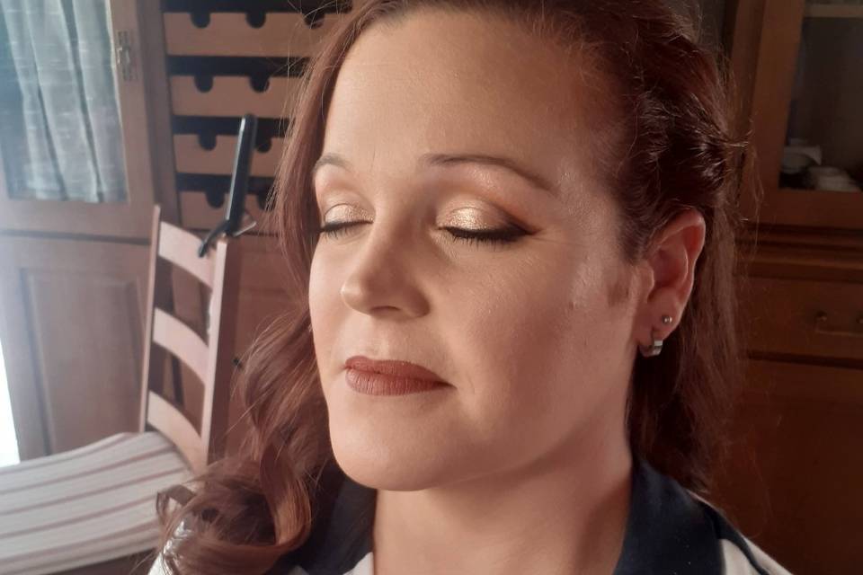 Tons dourados e castanhos