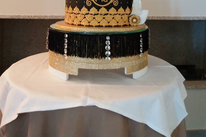 Bolo de casamento- Anos 20