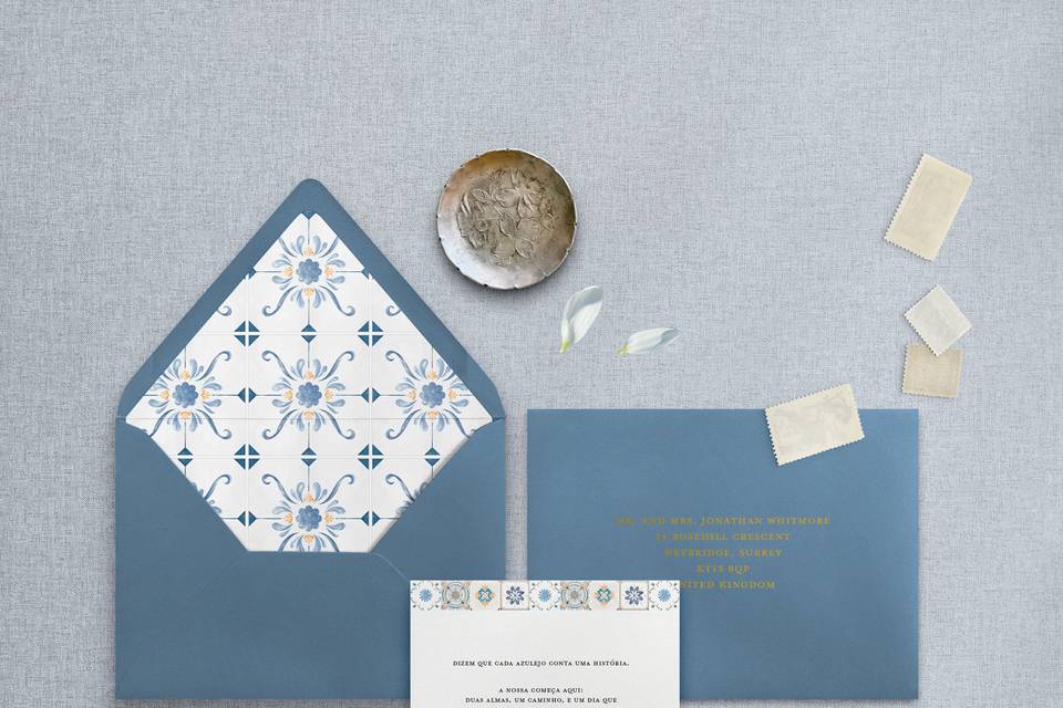 Azulejo card