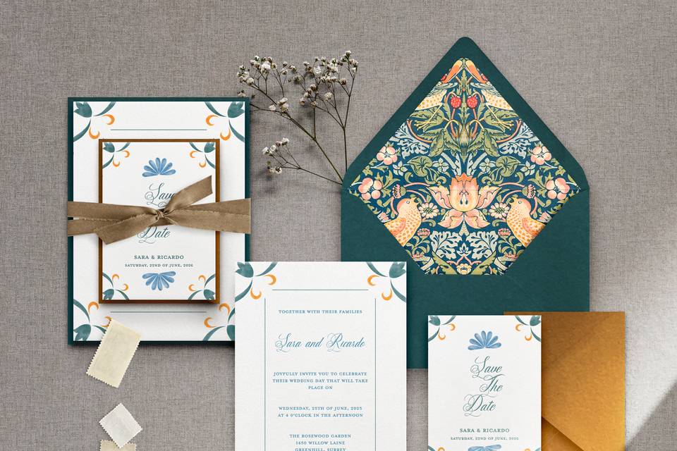 Colorful Bohemian Card