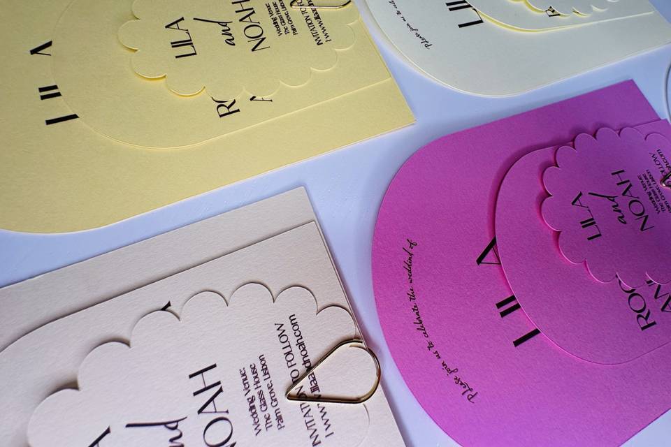 Colorful Invitations