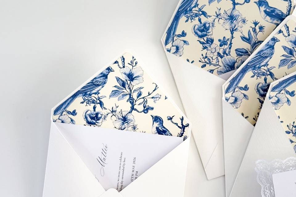 Convite · Envelope Liner