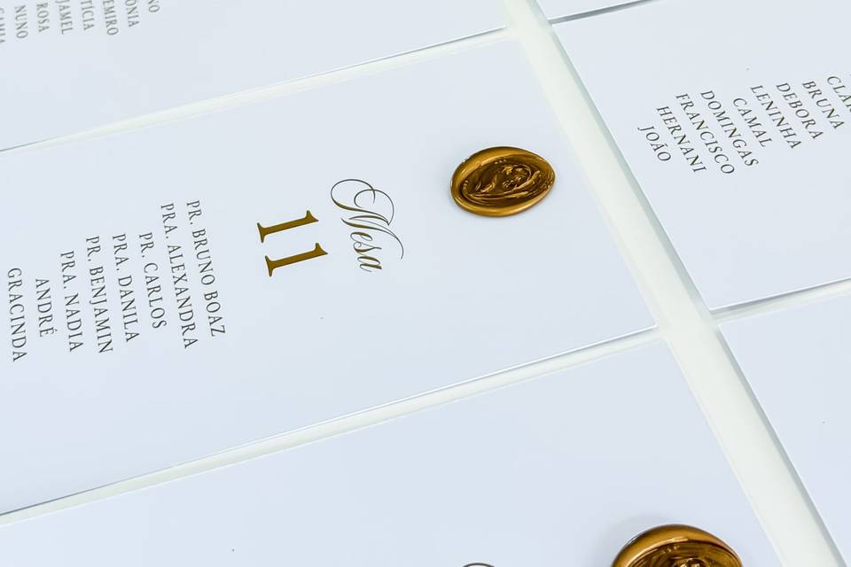 Seating Plan · Selos de Cera