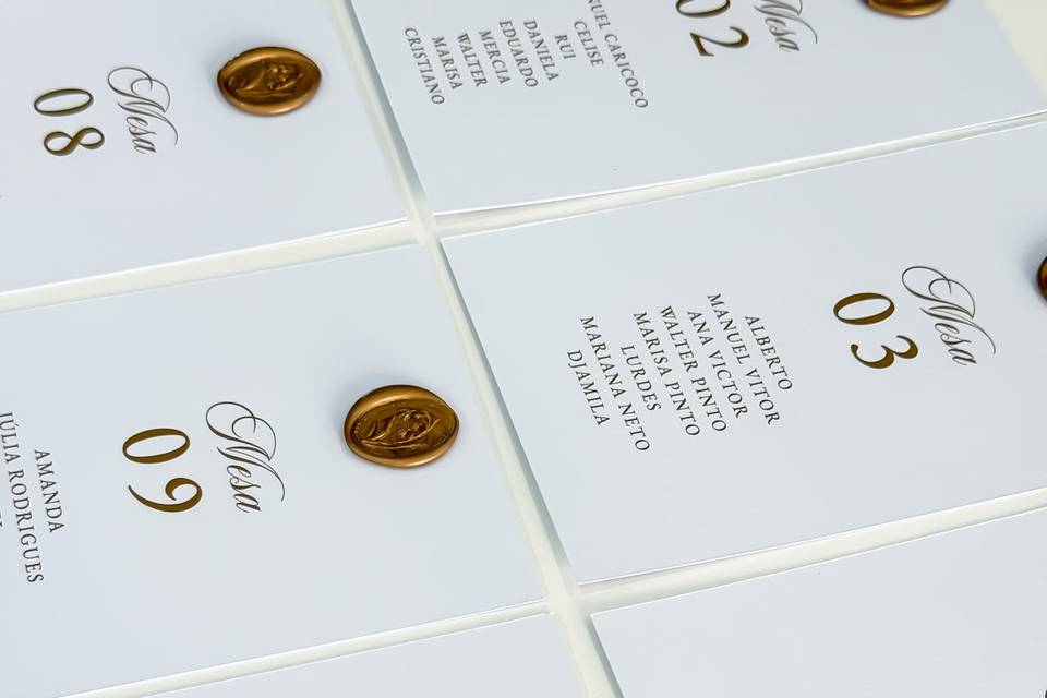 Seating Plan · Selos de Cera