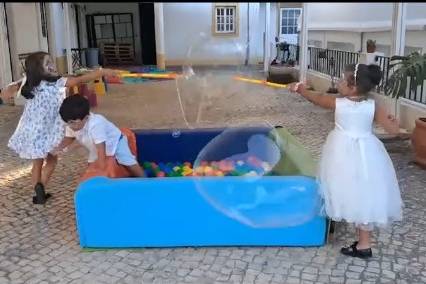 Bolas de sabão gigantes