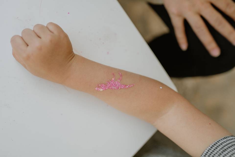 Tatuagens de glitter