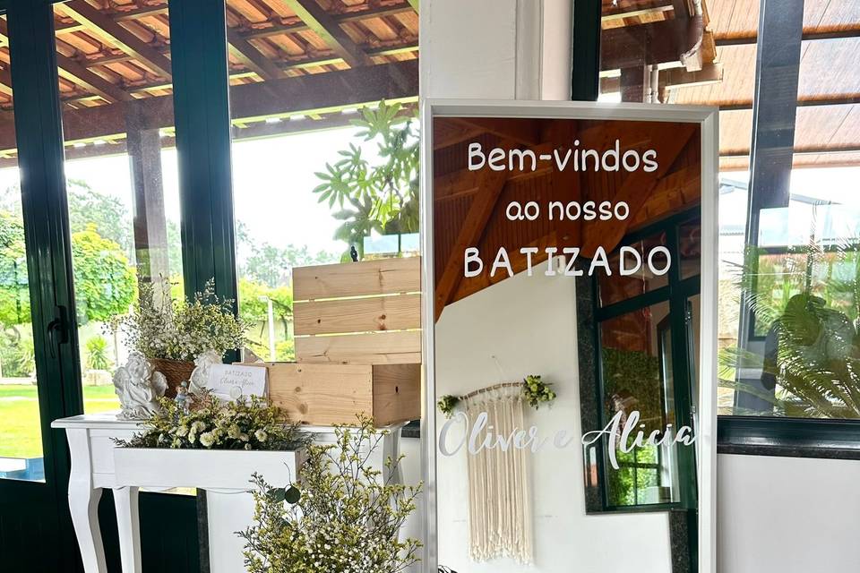 Entrada boas-vindas