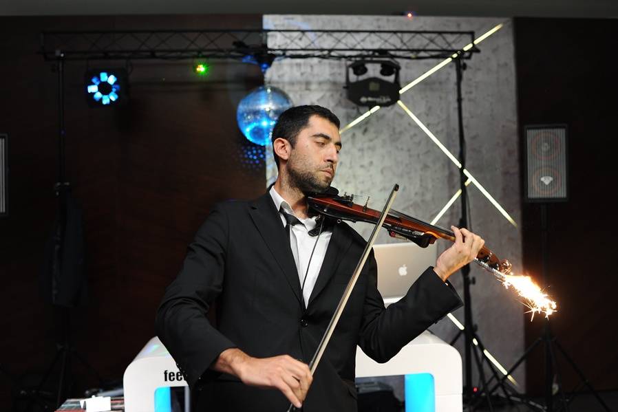 Violinista performance