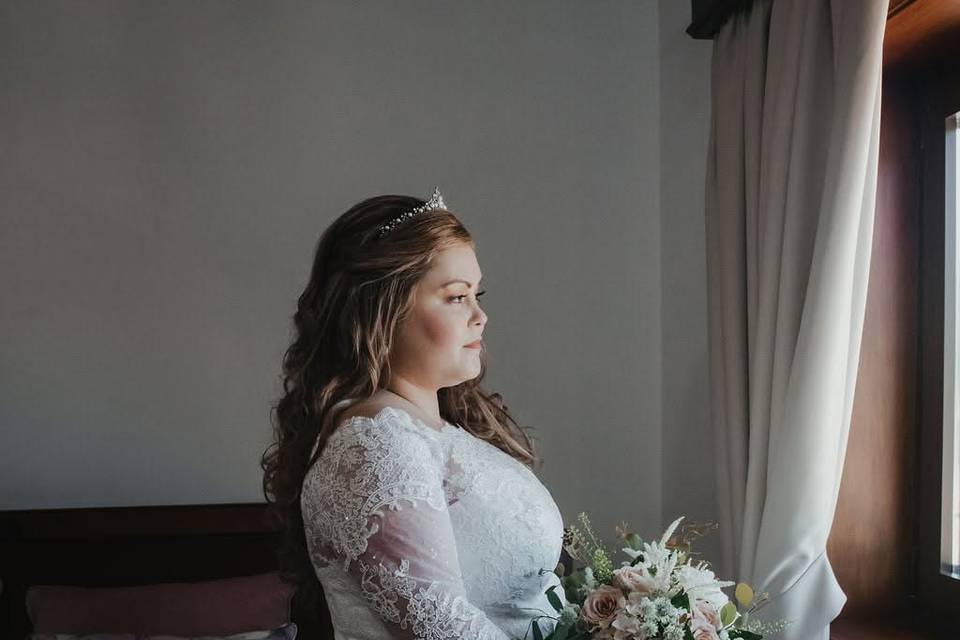 Noiva feliz