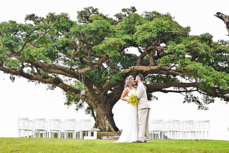 Casamento ao ar livre