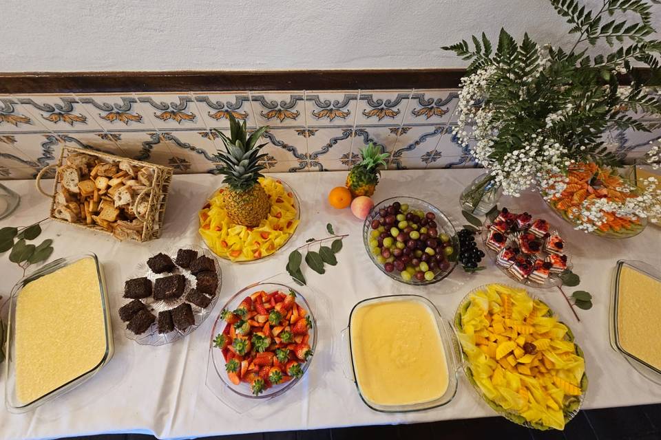 Buffets de Frutas e Doces