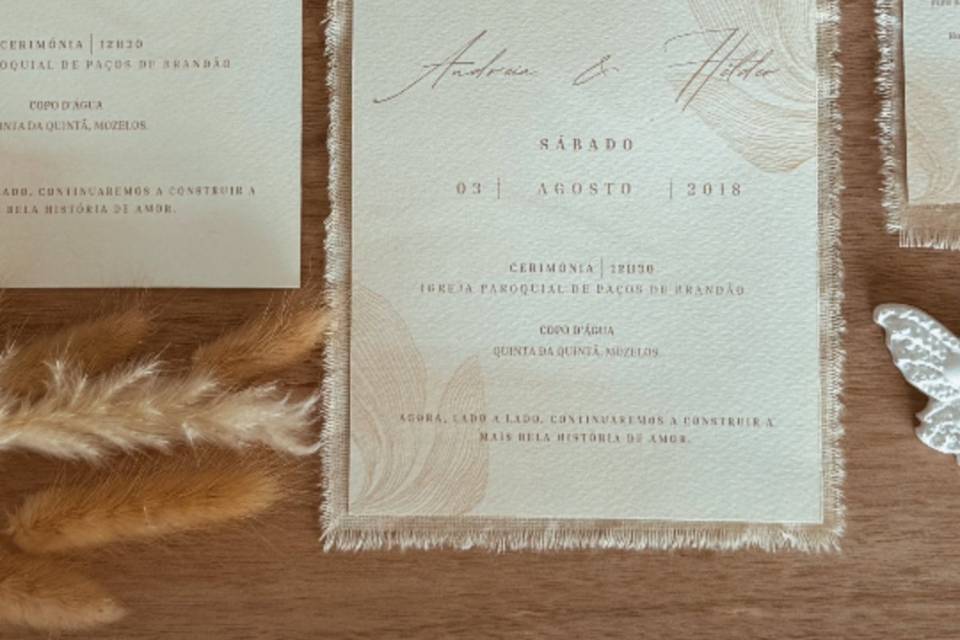 Convite Casamento A&H