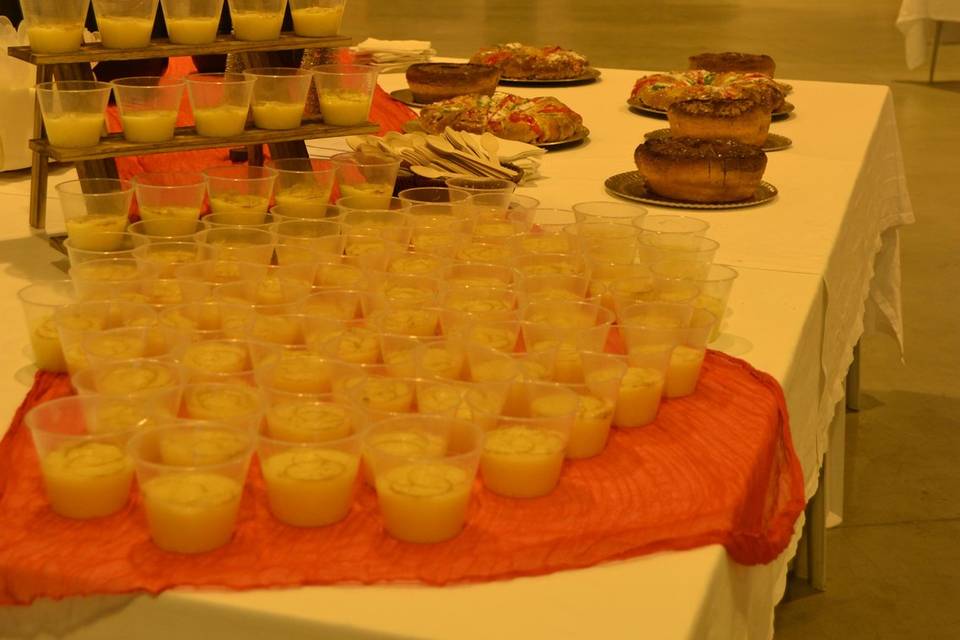 Cascata de arroz doce